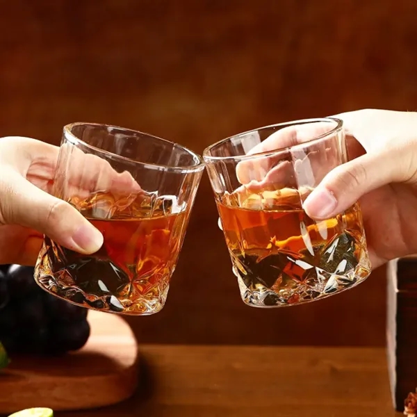 Whiskey Chilling Stone Gift Set w/ Glasses & Marble Coasters - Whiskey Chilling Stone Gift Set w/ Glasses & Marble Coasters - Image 2 of 4
