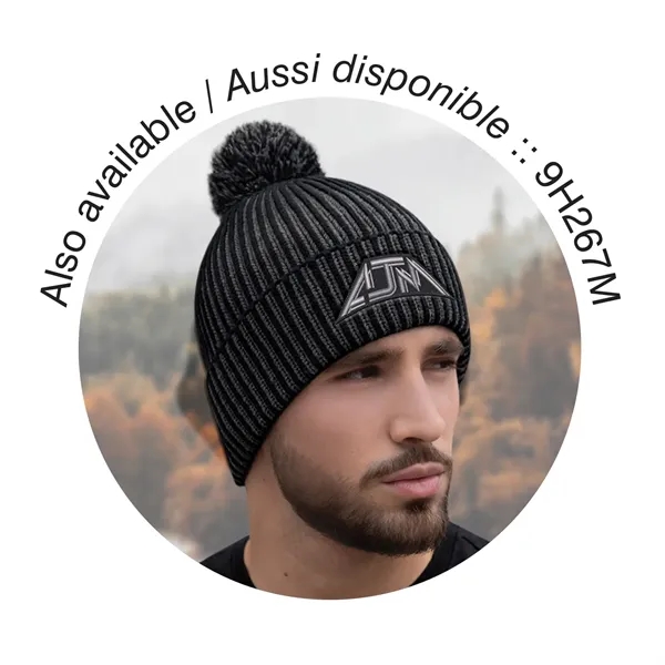 Acrylic, Cuff Toque with Flat Seams - Acrylic, Cuff Toque with Flat Seams - Image 17 of 17