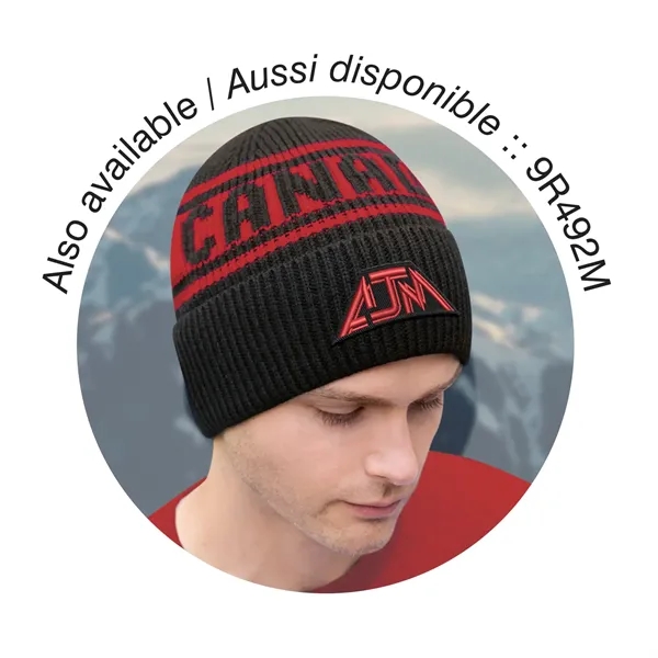 Acrylic, Cuff Toque with Flat Seams - Acrylic, Cuff Toque with Flat Seams - Image 15 of 17