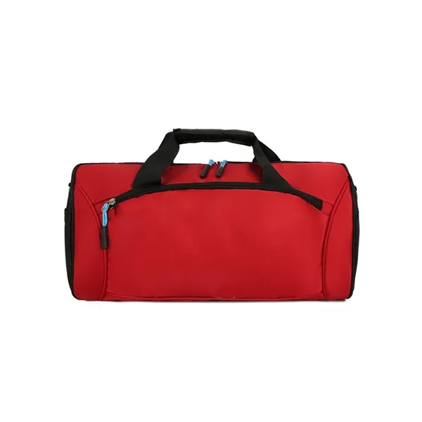 Full Color Sports Fitness Tote Bag With Shoe Compartment - Full Color Sports Fitness Tote Bag With Shoe Compartment - Image 5 of 7