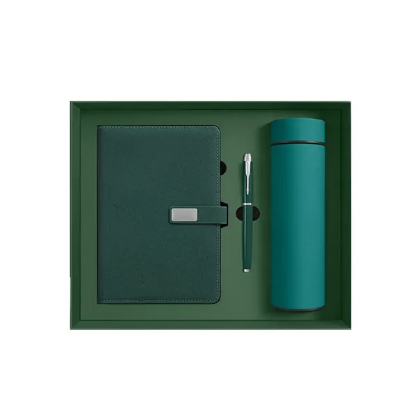 Deluxe Insulated Mug Notebook Pen Gift Set - Deluxe Insulated Mug Notebook Pen Gift Set - Image 1 of 6