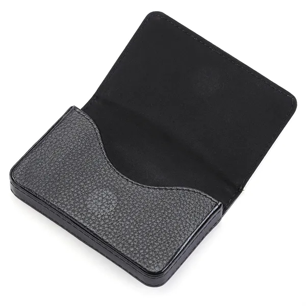 Magnetic Pu Leather Card Holder - Magnetic Pu Leather Card Holder - Image 1 of 5