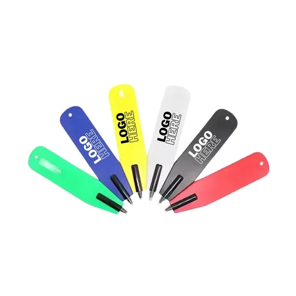 Flat Bookmark Ballpoint Pen - Flat Bookmark Ballpoint Pen - Image 0 of 3