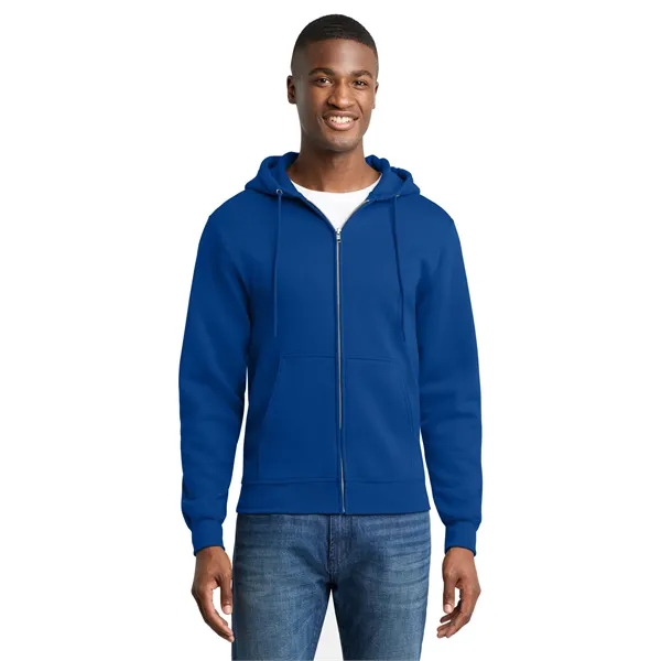 Port & Co Core Fleece Full-Zip Hooded Sweatshirt. - Port & Co Core Fleece Full-Zip Hooded Sweatshirt. - Image 150 of 159