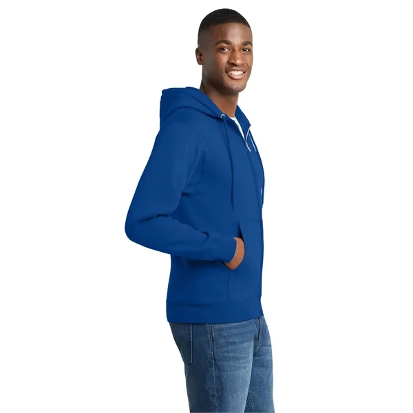 Port & Co Core Fleece Full-Zip Hooded Sweatshirt. - Port & Co Core Fleece Full-Zip Hooded Sweatshirt. - Image 152 of 159