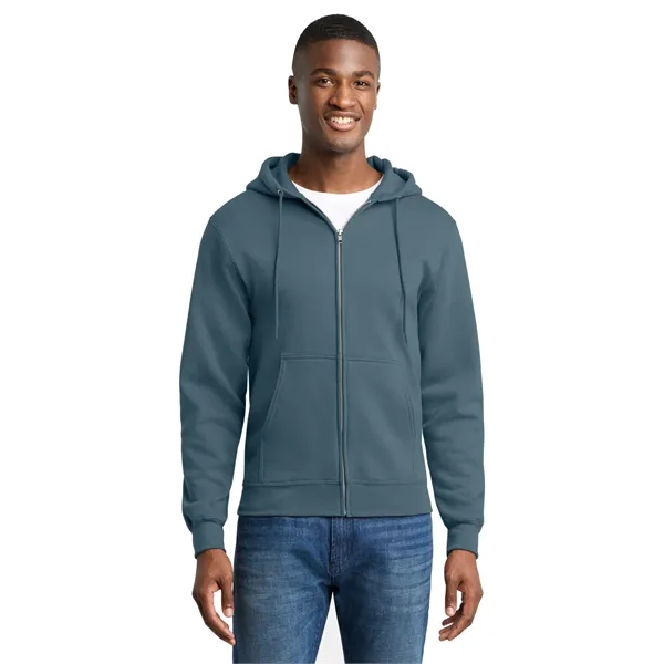 Port & Co Core Fleece Full-Zip Hooded Sweatshirt. - Port & Co Core Fleece Full-Zip Hooded Sweatshirt. - Image 145 of 159