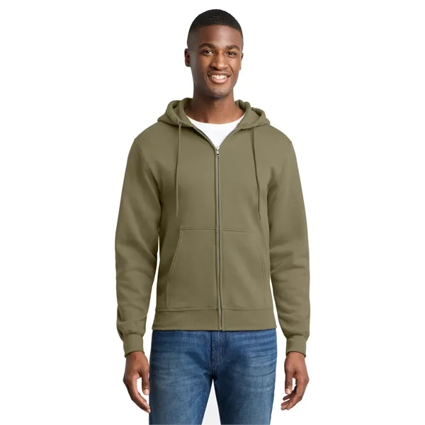 Port & Co Core Fleece Full-Zip Hooded Sweatshirt. - Port & Co Core Fleece Full-Zip Hooded Sweatshirt. - Image 31 of 159