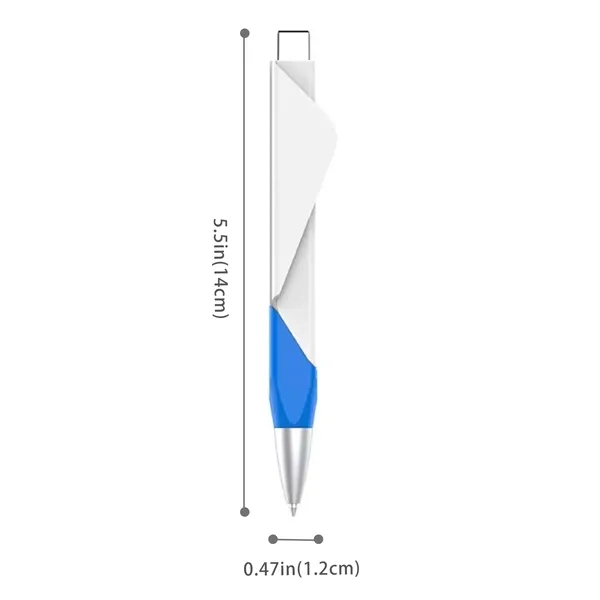 Square Logo Ballpoint Pens Branded Writing Instruments - Square Logo Ballpoint Pens Branded Writing Instruments - Image 1 of 10