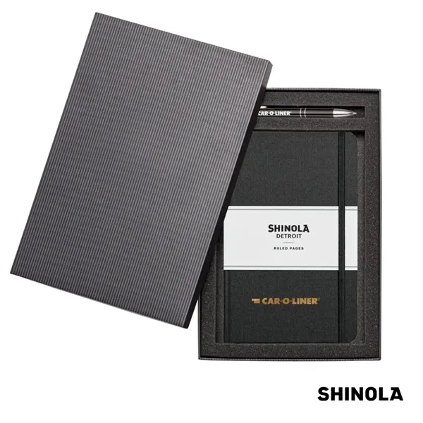 Shinola® HardCover Journal/Clicker Pen Gift Set - (M) - Shinola® HardCover Journal/Clicker Pen Gift Set - (M) - Image 4 of 21
