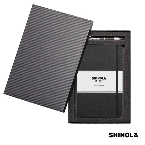 Shinola® HardCover Journal/Clicker Pen Gift Set - (M) - Shinola® HardCover Journal/Clicker Pen Gift Set - (M) - Image 5 of 21