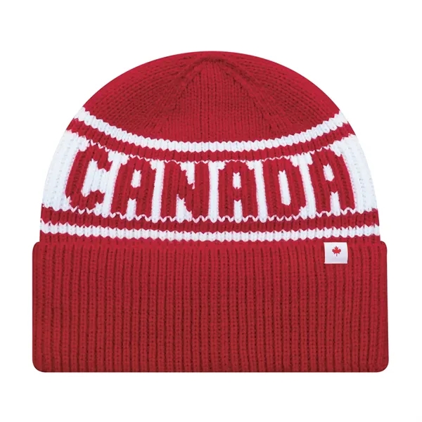 Canada Cuff Toque with Flat Seams - Canada Cuff Toque with Flat Seams - Image 2 of 11