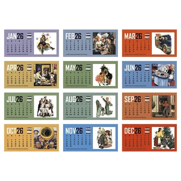 Triumph® Calendars The Saturday Evening Post Desk Calendar - Triumph® Calendars The Saturday Evening Post Desk Calendar - Image 3 of 3