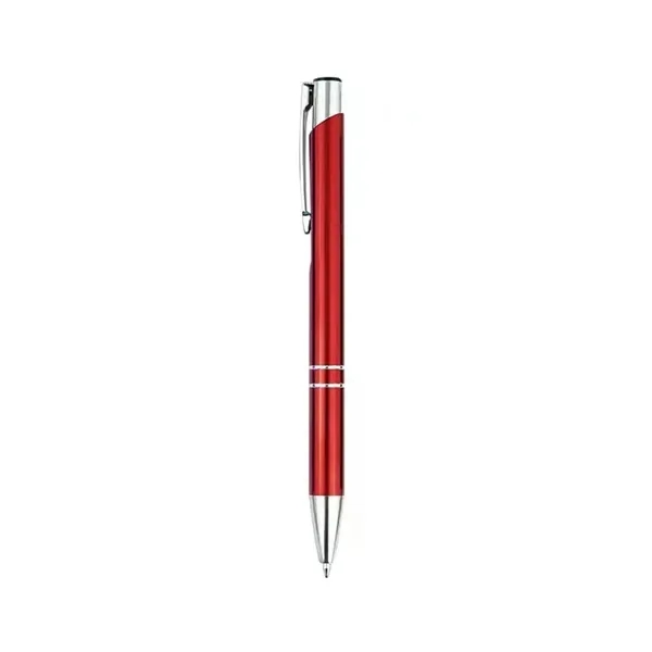 Promotional Metallic Ballpoint Pen Branded Writing Tool - Promotional Metallic Ballpoint Pen Branded Writing Tool - Image 6 of 7