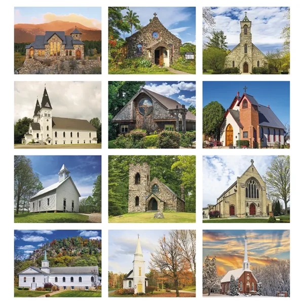 Good Value™ Scenic Churches - Spiral Calendar - Good Value™ Scenic Churches - Spiral Calendar - Image 3 of 3