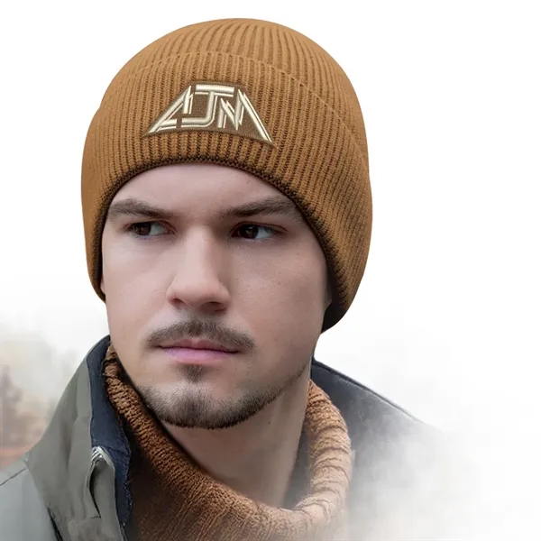 PREMIUM Tri-Blend Cuff Toque with Flat Seams - PREMIUM Tri-Blend Cuff Toque with Flat Seams - Image 11 of 11