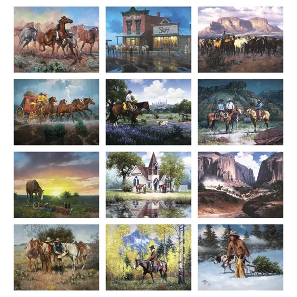 Good Value™ Western Frontier - Stapled Calendar - Good Value™ Western Frontier - Stapled Calendar - Image 3 of 3