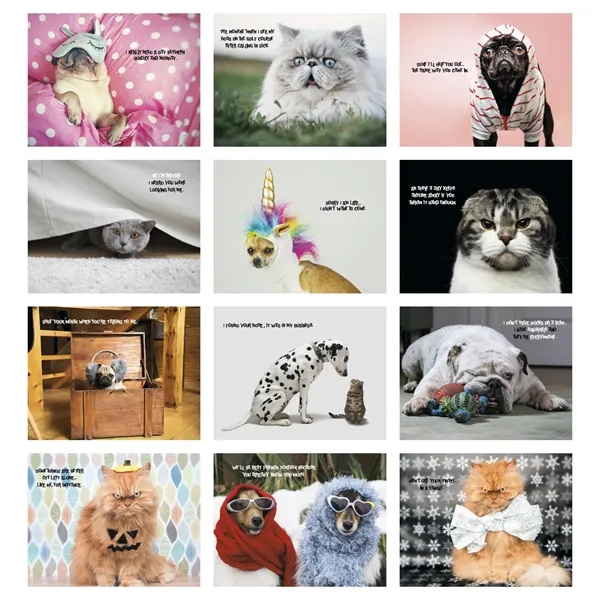 Good Value™ Pets with Attitude - Stapled Calendar - Good Value™ Pets with Attitude - Stapled Calendar - Image 3 of 3