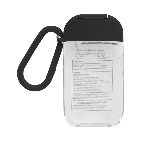 1 oz. Hand Sanitizer Gel and Carabiner - 1 oz. Hand Sanitizer Gel and Carabiner - Image 1 of 1