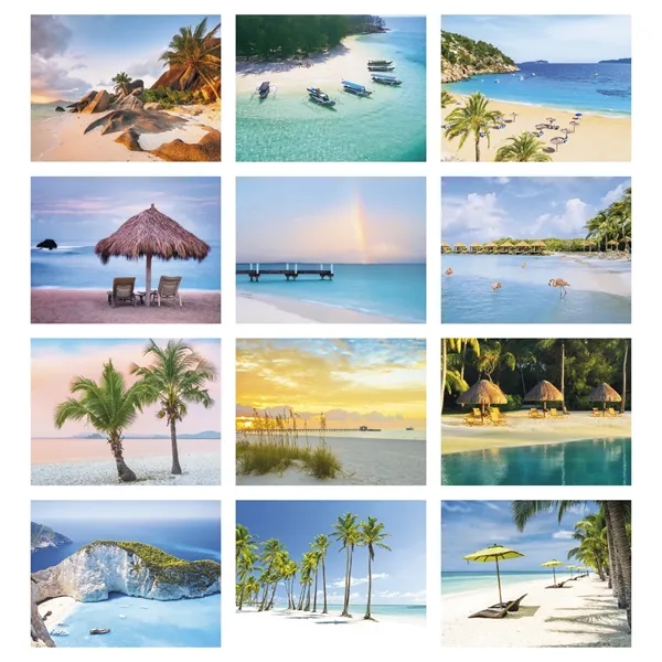 Good Value™ Beach Paradise - Stapled Calendar - Good Value™ Beach Paradise - Stapled Calendar - Image 3 of 3