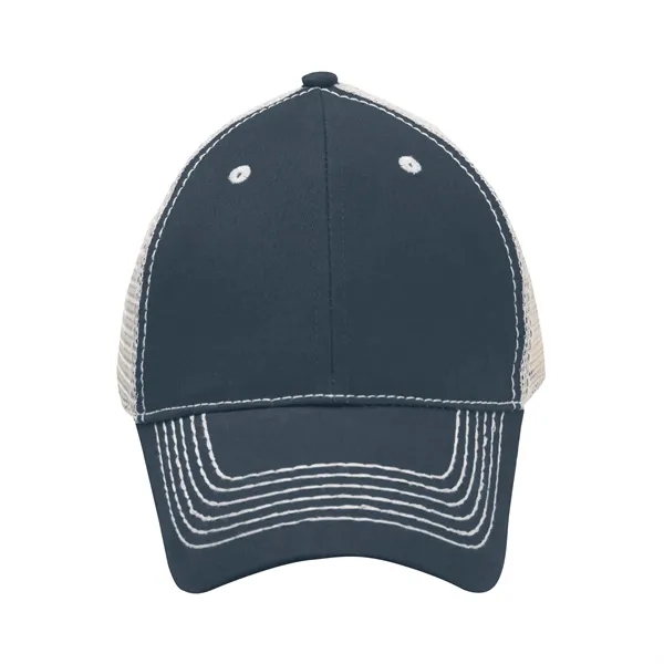 Heavy Stitch Cap With Mesh - Heavy Stitch Cap With Mesh - Image 3 of 3