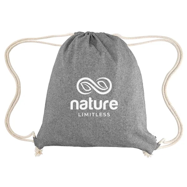 Nicole Recycled Cotton Drawstring Bag - Nicole Recycled Cotton Drawstring Bag - Image 7 of 8