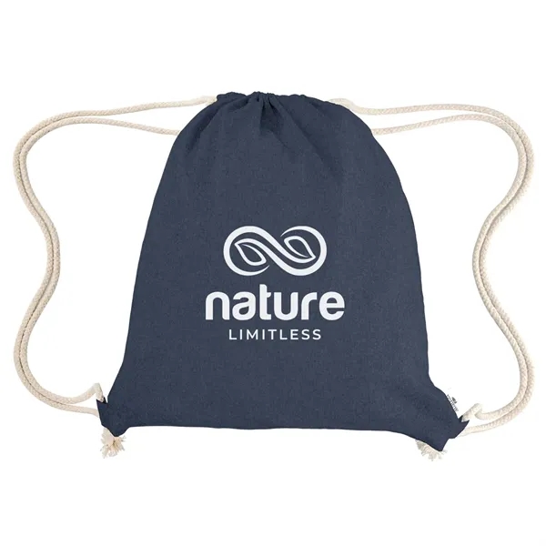 Nicole Recycled Cotton Drawstring Bag - Nicole Recycled Cotton Drawstring Bag - Image 8 of 8