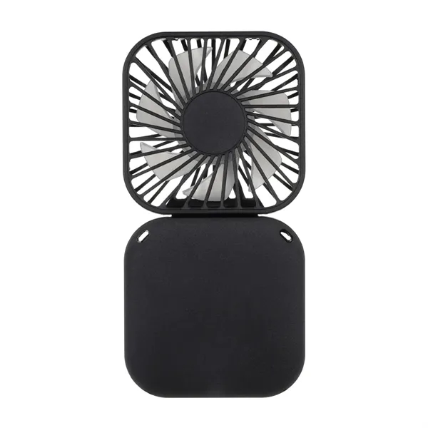 Handheld Rechargeable Folding Mini USB Fan w/Lanyard - Handheld Rechargeable Folding Mini USB Fan w/Lanyard - Image 6 of 7