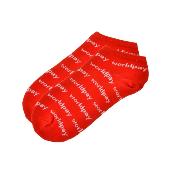 Custom Promo Ankle Socks - Up To 6 Yarn Colors - Custom Promo Ankle Socks - Up To 6 Yarn Colors - Image 2 of 3