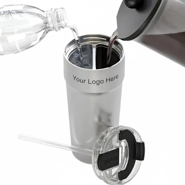Splitflask 30oz Dual Beverage Tumbler 2-in-1 Drinkware - Splitflask 30oz Dual Beverage Tumbler 2-in-1 Drinkware - Image 0 of 20