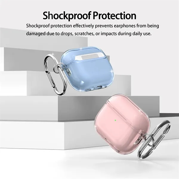 Transparent Shockproof Earphone Case - Transparent Shockproof Earphone Case - Image 0 of 5