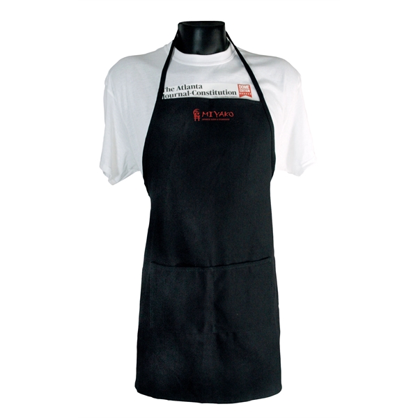 Heavy Cotton Bib Apron With Pockets - Heavy Cotton Bib Apron With Pockets - Image 0 of 2