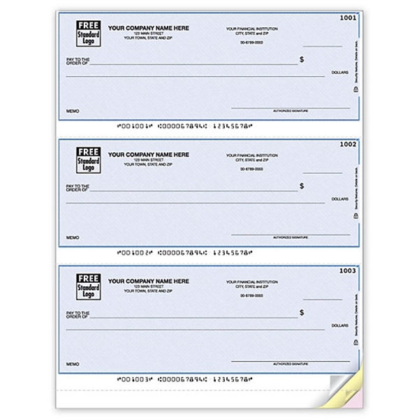 Laser multipurpose checks with lines - Laser multipurpose checks with lines - Image 0 of 1