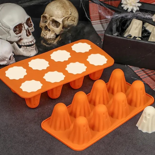 Halloween Decoration Cute Ghost Silicone Chocolate Mold - Halloween Decoration Cute Ghost Silicone Chocolate Mold - Image 3 of 5