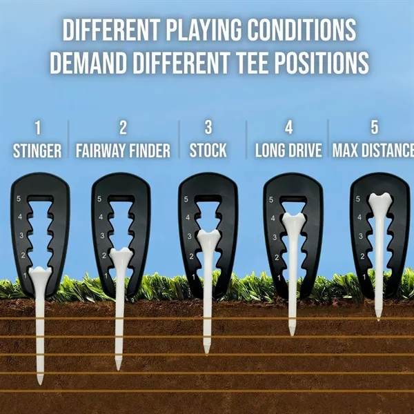 Outdoor Enduring Adjustable Golfs Tees Height Tool - Outdoor Enduring Adjustable Golfs Tees Height Tool - Image 4 of 5