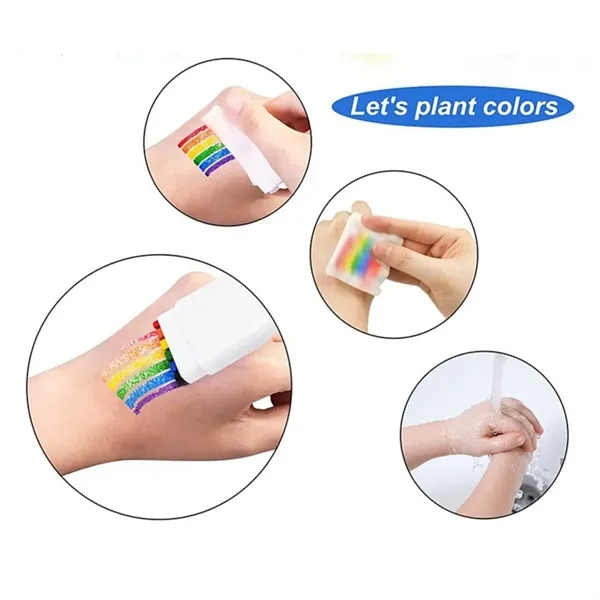 Rainbow Face painting - Rainbow Face painting - Image 1 of 2