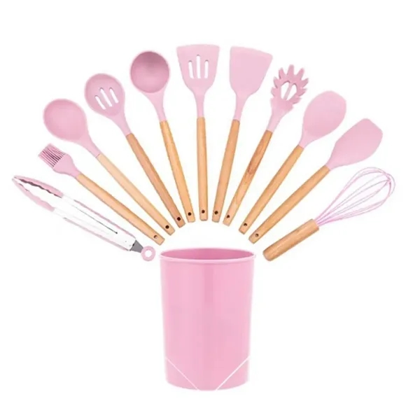 12 umite chef kitchen cooking utensils sePcs Non-Stick Silic - 12 umite chef kitchen cooking utensils sePcs Non-Stick Silic - Image 1 of 2