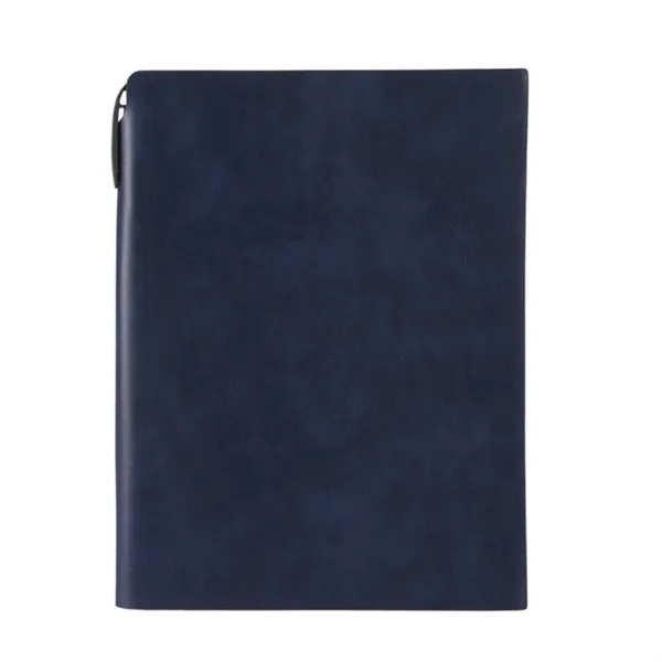 A5 Soft PU Cover Journal Notebook W/ Pen, Debossed Custom - A5 Soft PU Cover Journal Notebook W/ Pen, Debossed Custom - Image 4 of 6