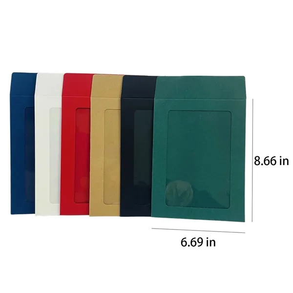 Durable Practical Paper Mini Envelopes with Clear Window - Durable Practical Paper Mini Envelopes with Clear Window - Image 2 of 4