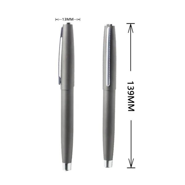 Executive Metal Ballpoint Pen with Custom Logo Clip - Executive Metal Ballpoint Pen with Custom Logo Clip - Image 1 of 5
