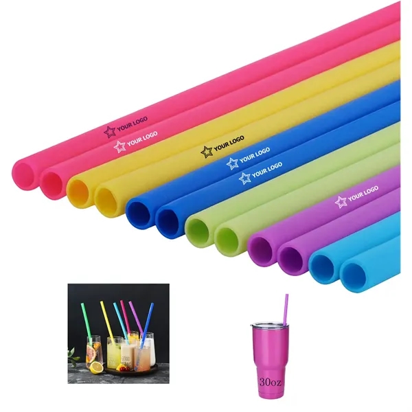 Silicone Reusable Straight Straw - Silicone Reusable Straight Straw - Image 0 of 4
