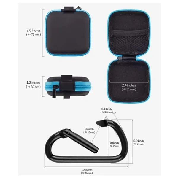 Travel Bag Carrying Headphones Case - Travel Bag Carrying Headphones Case - Image 1 of 2