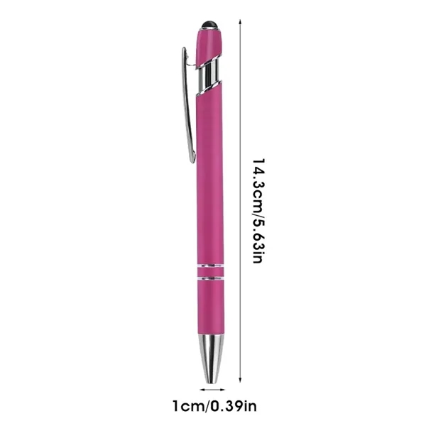 Stylus Ballpoint Pen with Click Action and Custom Logo - Stylus Ballpoint Pen with Click Action and Custom Logo - Image 1 of 6