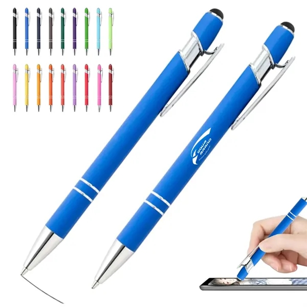 Stylus Ballpoint Pen with Click Action and Custom Logo - Stylus Ballpoint Pen with Click Action and Custom Logo - Image 0 of 6
