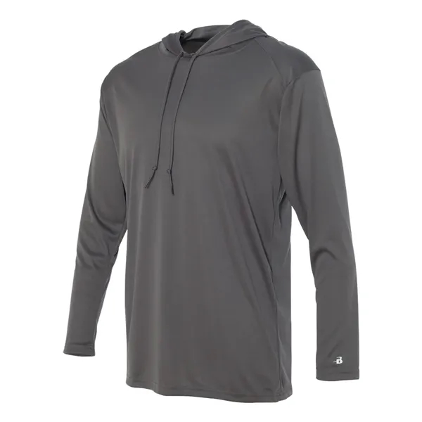 Badger Unisex B-Core Hooded Long Sleeve T-Shirt - Badger Unisex B-Core Hooded Long Sleeve T-Shirt - Image 10 of 31