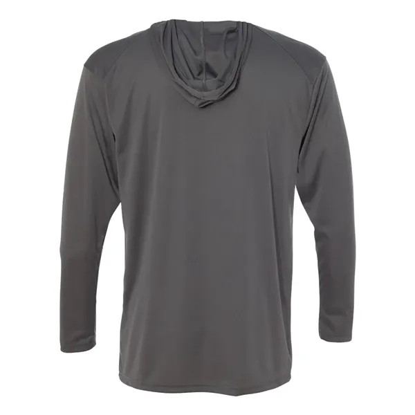 Badger Unisex B-Core Hooded Long Sleeve T-Shirt - Badger Unisex B-Core Hooded Long Sleeve T-Shirt - Image 12 of 31