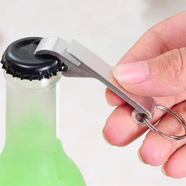 Custom Keyring Beer Bottle Opener Keychain with Logo - Custom Keyring Beer Bottle Opener Keychain with Logo - Image 4 of 6
