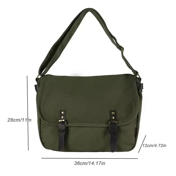 Canvas Crossbody Shoulder Bag for Women Men Fashion Large Ho - Canvas Crossbody Shoulder Bag for Women Men Fashion Large Ho - Image 1 of 4