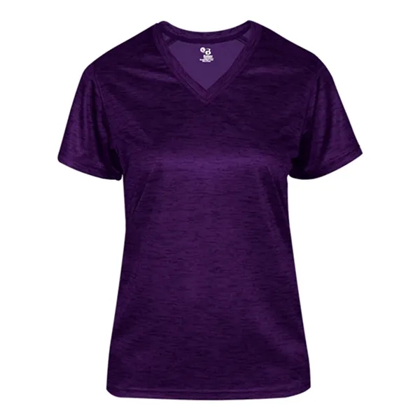 Badger Women's Tonal Blend V-Neck T-Shirt - Badger Women's Tonal Blend V-Neck T-Shirt - Image 11 of 15