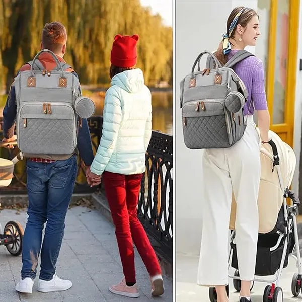 Backpack Diaper Bag with Changing Station - Backpack Diaper Bag with Changing Station - Image 5 of 5