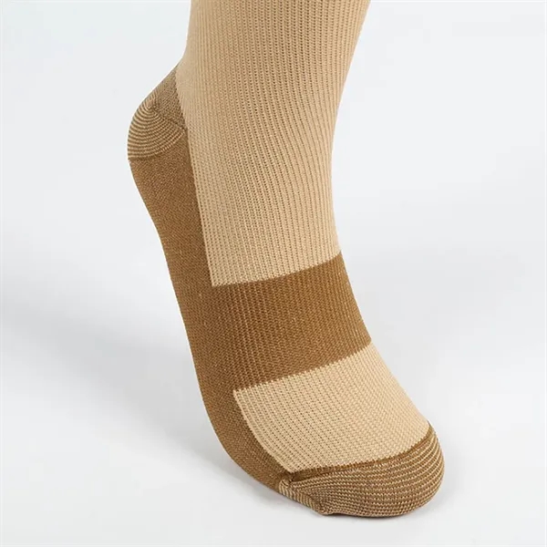 Copper Compression Socks Women & Men Circulation - Copper Compression Socks Women & Men Circulation - Image 3 of 5